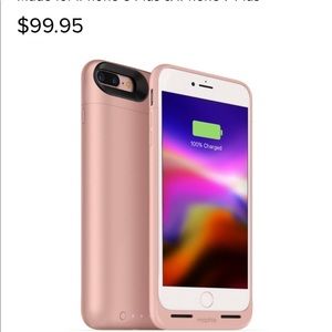MOPHIE charging case!! Rose gold iPhone 7+/8+